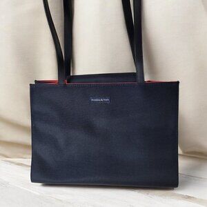Preston & York Cloth Shoulder Bag - Blue & Red
